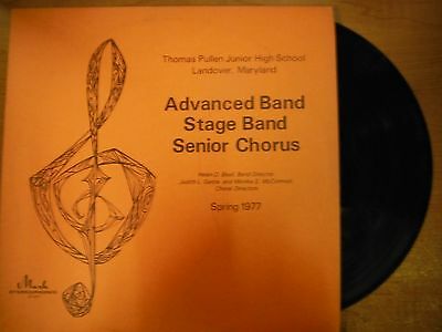 33 RPM Vinyl Thomas Pullen Junior High Advanced Band Mark Records Stereo022715SM