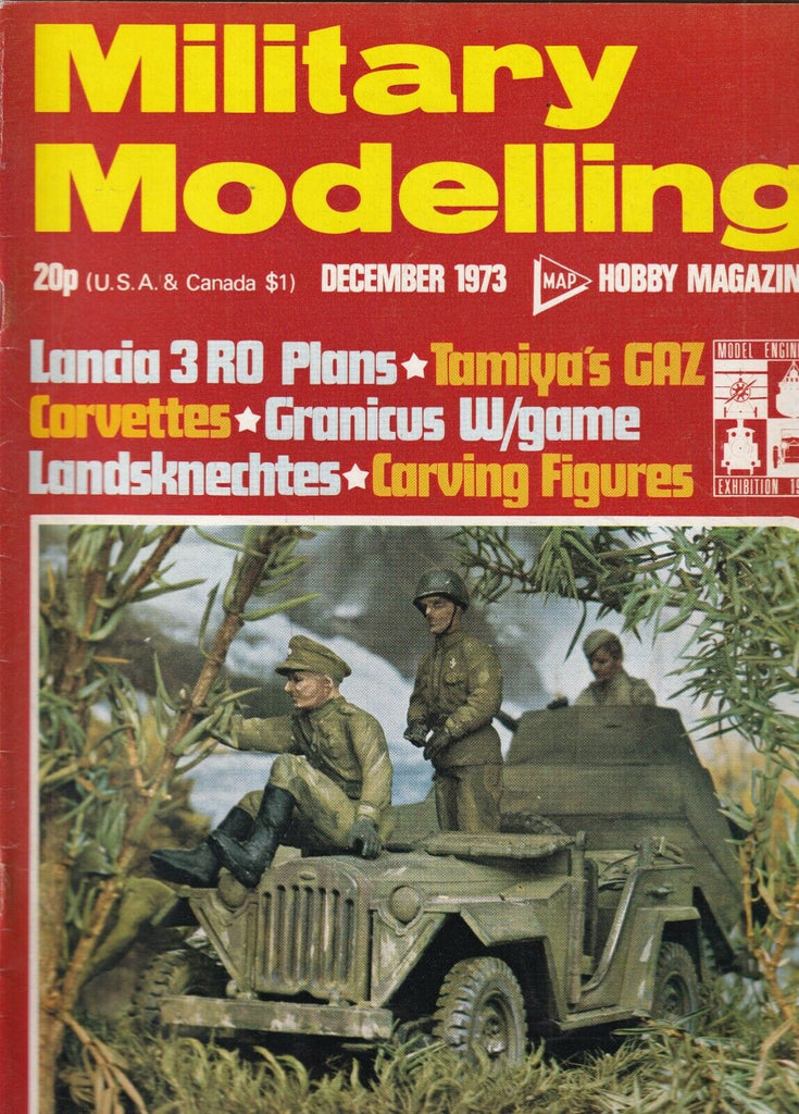 Military Modelling Mag Lancia 3 RO Plans Tamiya's Gaz December 1973 092319nonr