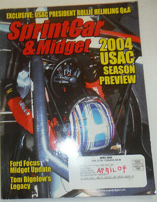 SprintCar & Midget Magazine 2004 USAC Season Preview April 2004 020915R