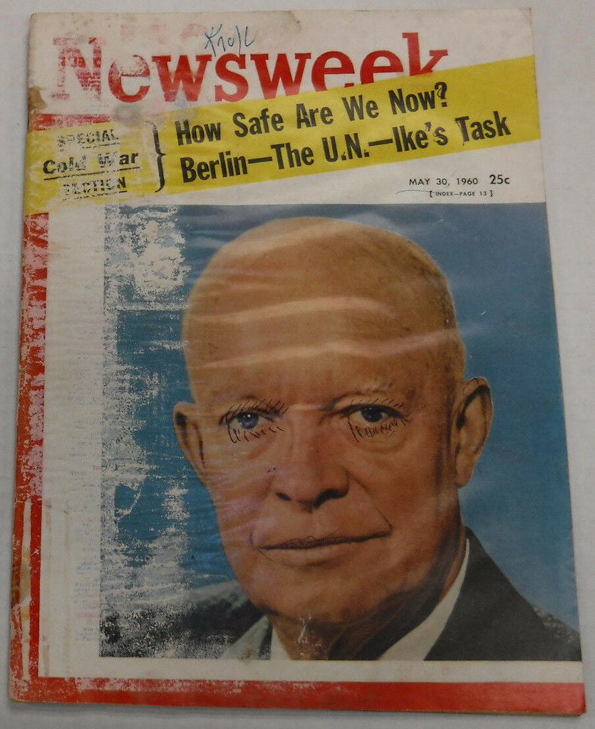 Newsweek Magazine Berlin And The UN May 30, 1960 100716R2
