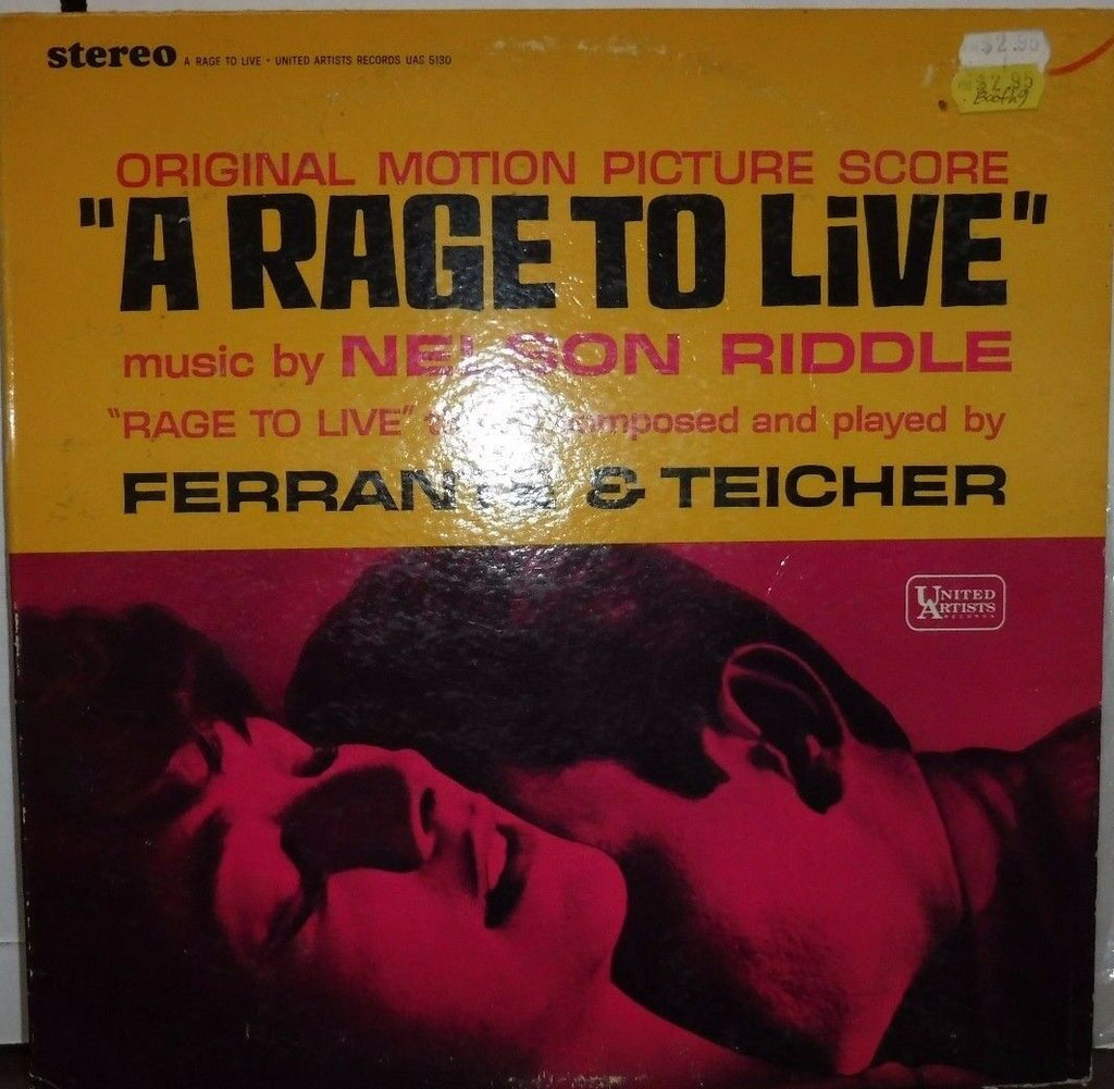 Orig. Motion Picture A Rage to Live Ferrante & Teicher UAS5130 100116LLE#2