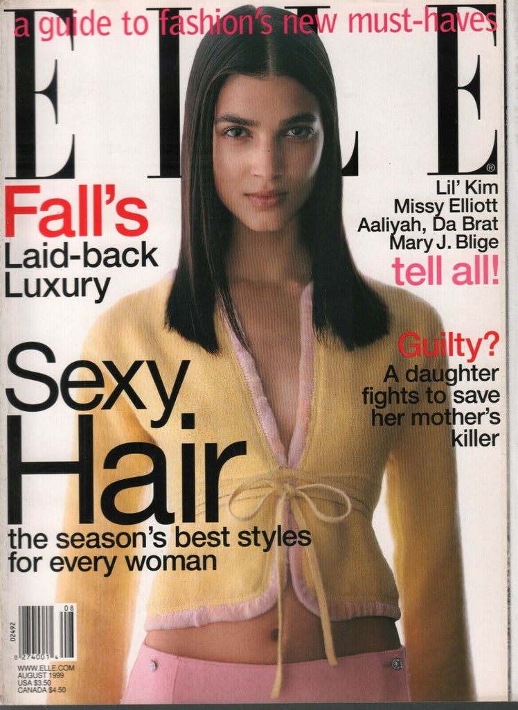 Elle Fashion Magazine August 1999 Teresa Lourenco Lil Kim Aaliyah 101620ame