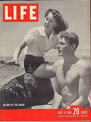 Life Magazine July 4 1949 Birthday Holiday at the Beach VG 050216DBE2