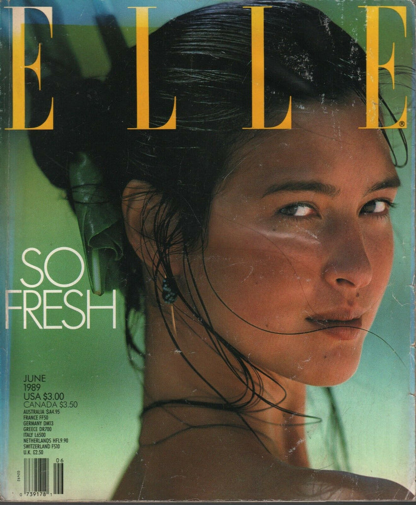 Elle Fashion Magazine June 1989 Monica Gripman Tom Jones 091820ame