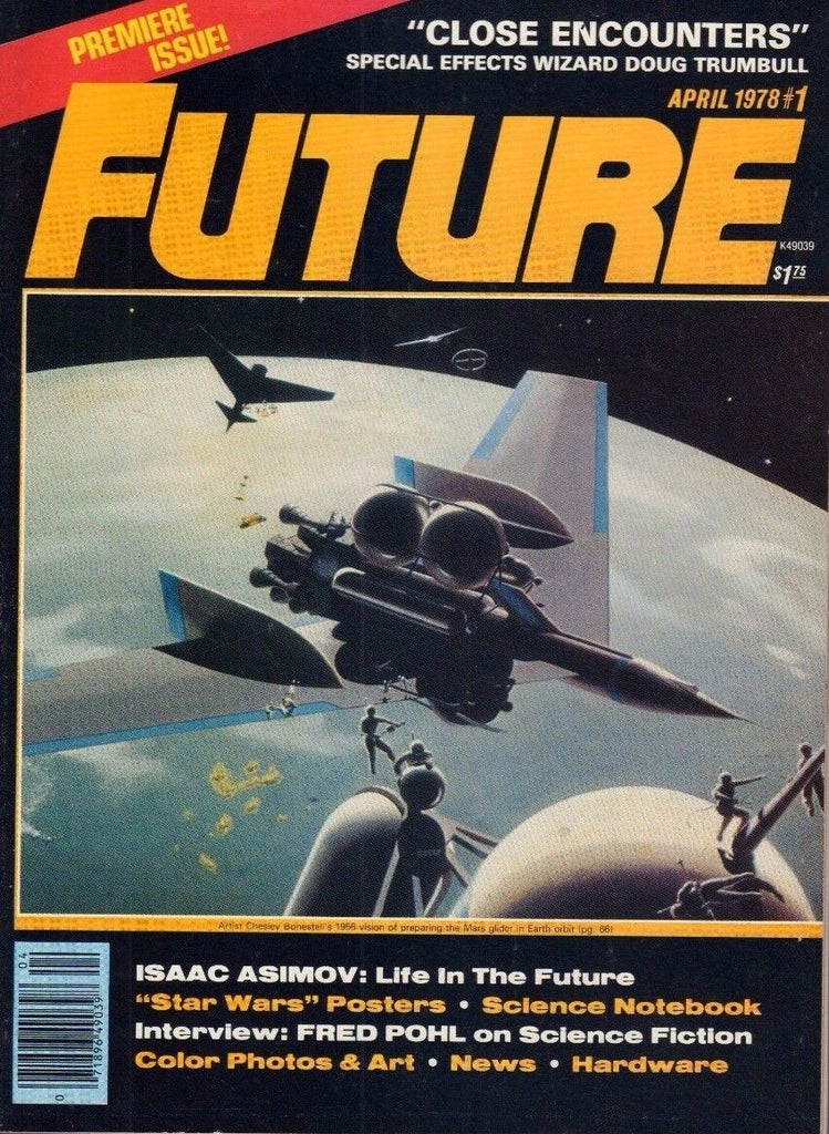 Future April 1978 #1 Premier issue Close Encounters, Isaac Asimov 021717DBE2