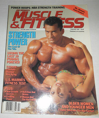 Muscle & Fitness Magazine Strength Power U.S. Marines Test February 1993 081114R