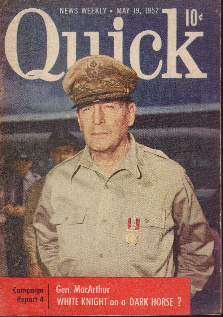 Quick News Weekly May 18 1952 General MacArthur Cheesecake Pin Up 091318AME