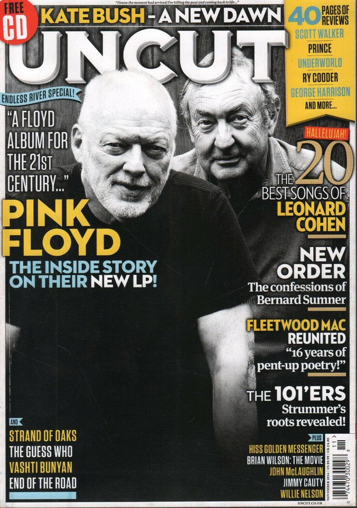 Uncut November 2014 Pink Floyd Fleetwood Mac Leonard Cohen 040518DBE