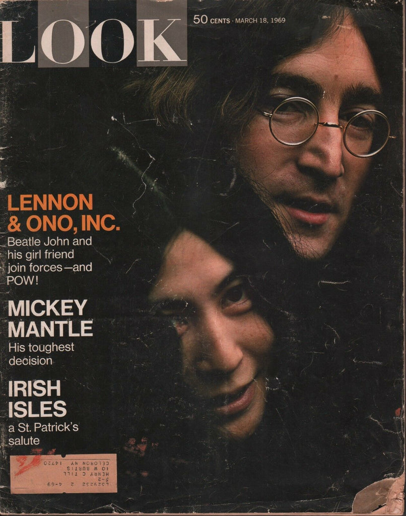 LookMarch 18 1969 John Lennon & Yoko Ono 042618DBE