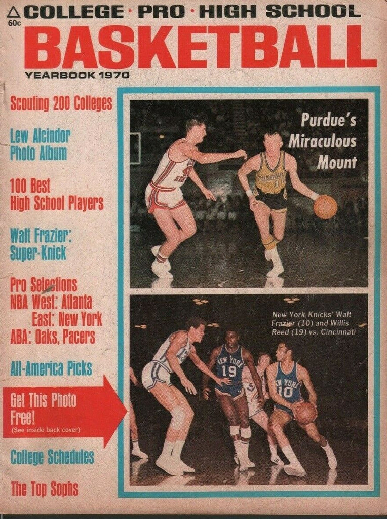 Basketball Yearbook 1970 NBA ABA Walt Frazier Willis Reed 051619DBE