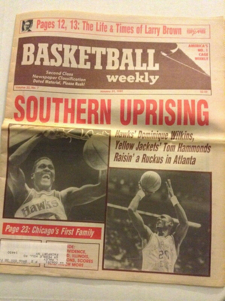 Basketball Weekly Dominique Wilkins Tom Hammonds January 31, 1989 091119nonrh
