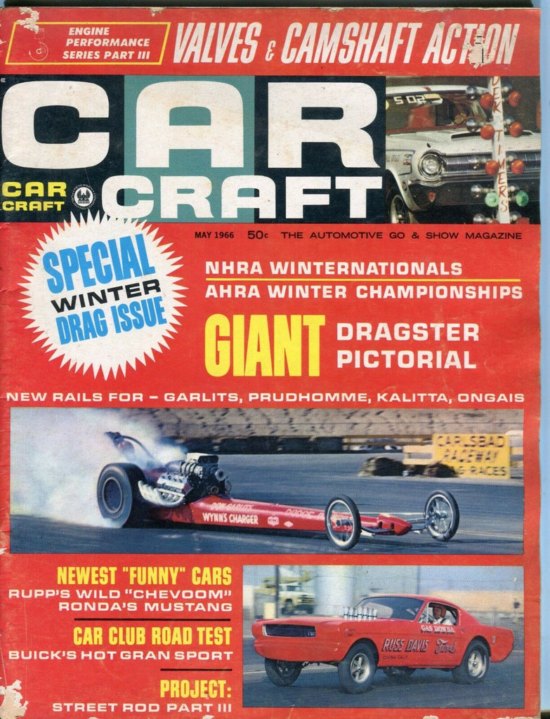 Car Craft Magazine May 1966 Don Garlits VG No ML 050317nonjhe