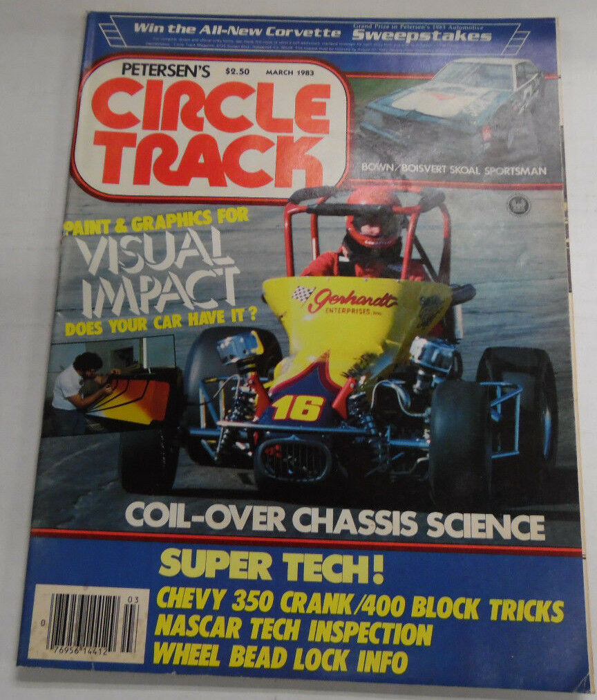 Circle Track Magazine Paint & Graphics Impact March 1983 NO ML 040417nonr