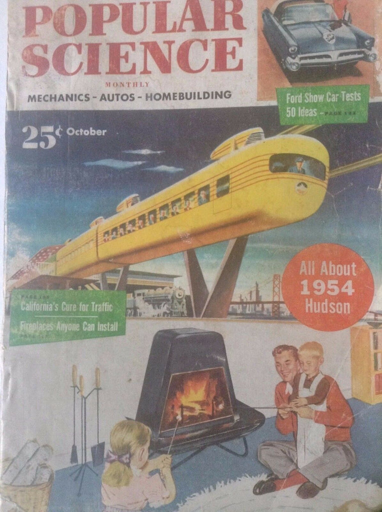 Popular Science Magazine California's Traffic October 1953 090217nonrh