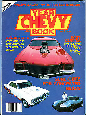 Cars Magazine Chevy Yearbook 1982 84' Corvette Fast Curves EX 021716jhe