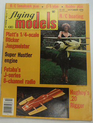 Flying Models Magazine Platt's 1/4 Scale Bucker October 1979 FAL 060315R