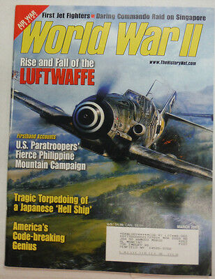 World War II Magazine Luftwaffe U.S. Paratroopers' March 2002 052115R2