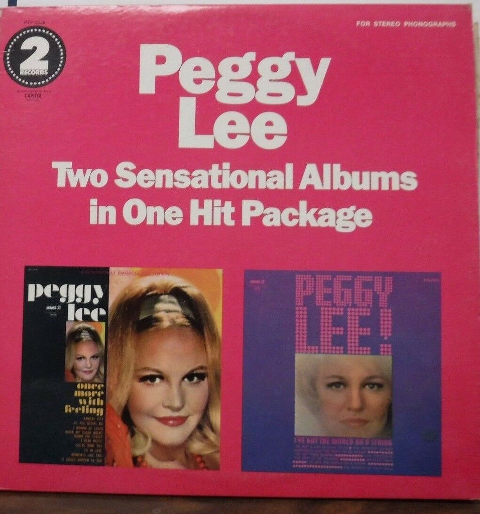 Peggy Lee Two sensational albums in one hit package 33RPM PTP2028 123116LLE