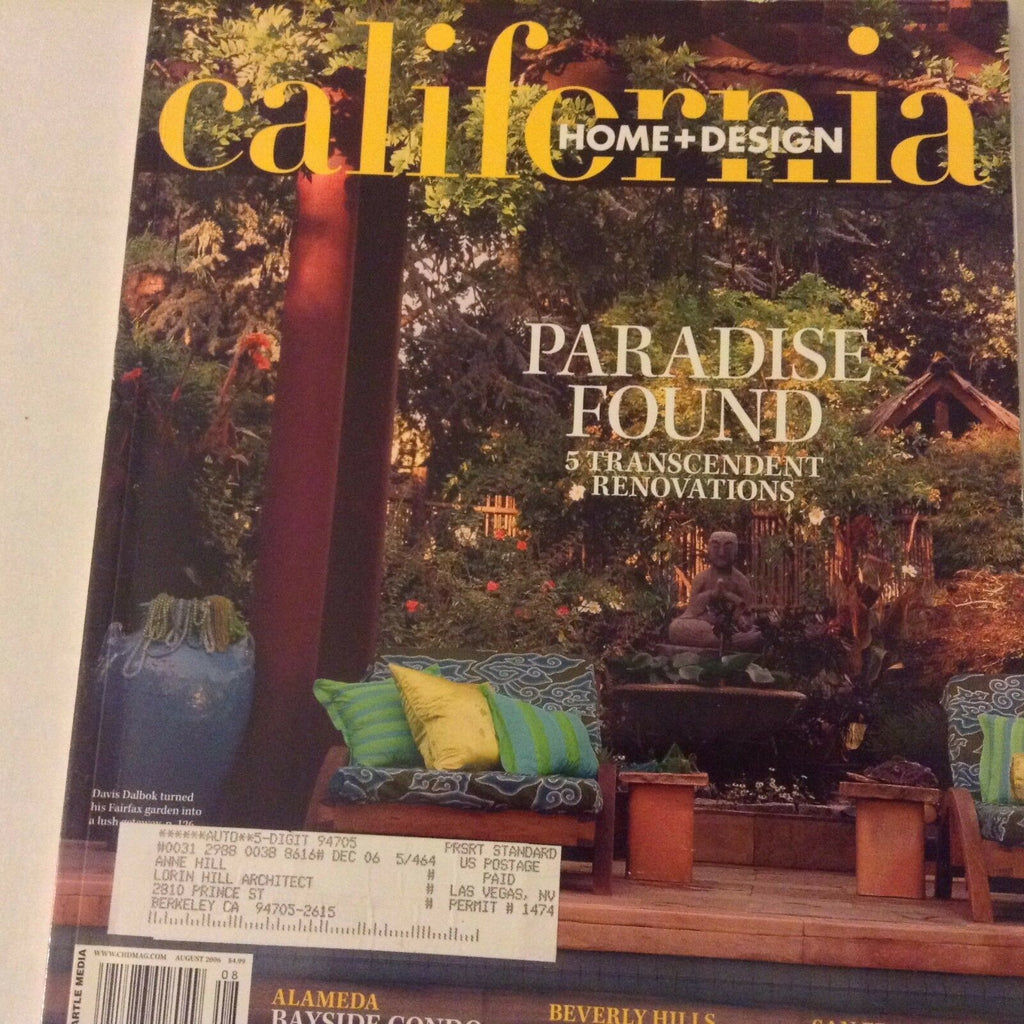 California Home + Design Magazine 5 Renovations August 2006 070817nonrh2
