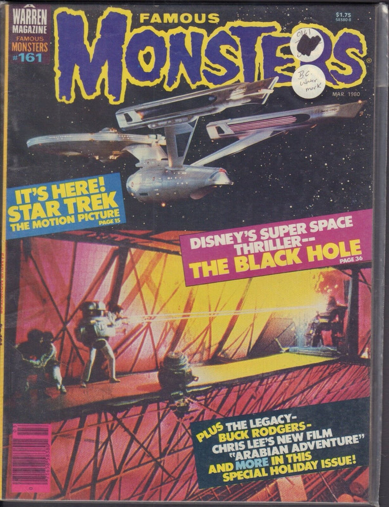 Famous Monsters March 1980 The Black hole Buck Rodgers Chris Lee 013018DBE