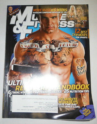 Muscle & Fitness Magazine Recovery Handbook With ML December 2009 110414R