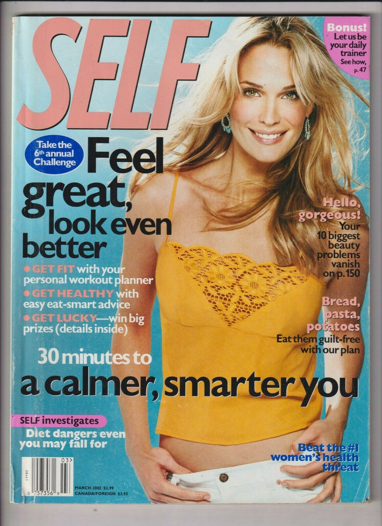 Self Mag Molly Sims Feel Great Look Better March 2002 030320nonr
