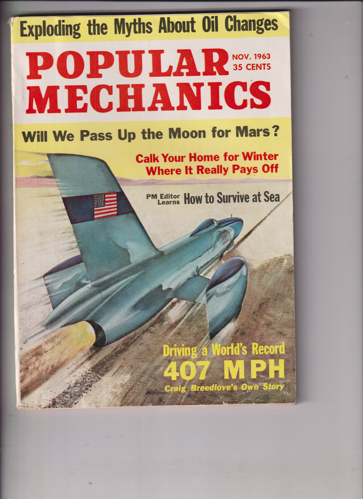 Popular Mechanics Mag Craig Breedlove's Own Story November 1963 012120nonr