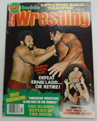 Inside Wrestling Magazine Terry Funk & Billy Robinson March 1976 092014R