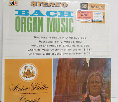 Bach Organ Music / Anton Heiller Organist 33RPM 060516 TLJ