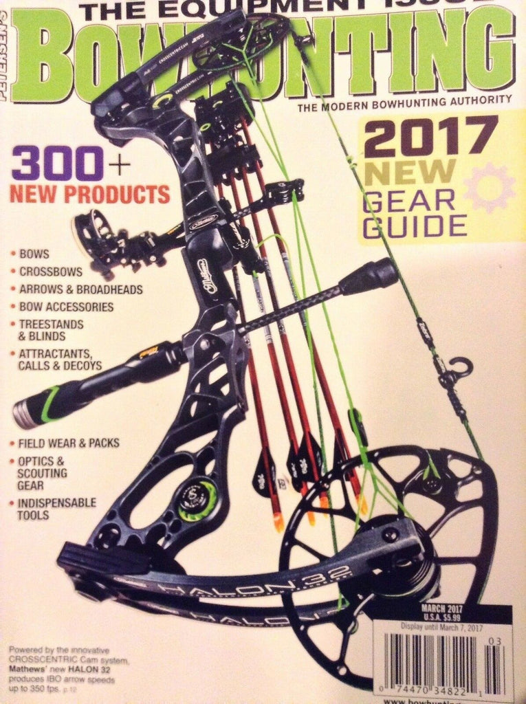 Bowhunting Magazine 2017 New Gear Guide March 2017 010618nonrh