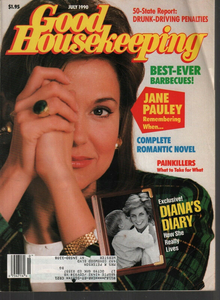 Good Housekeeping Magazine July 1990 Princess Diana Jane Pauly 092619AME