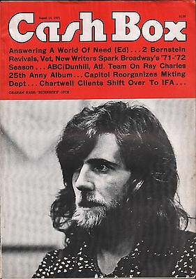 Cash Box August 14 1971 Graham Nash EX 120315DBE2
