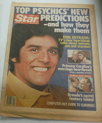 Star Magazine Erik Estrada & Princess Caroline March 1979 081415R
