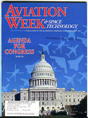 Aviation Week & Space Technology Magazine February 17 1997 EX FAA 030416jhe