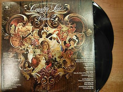 33 RPM Vinyl Johnny Cash Country Love Vol II Columbia Rec C32011 Stereo 031915SM