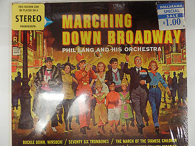Marching Down Broadway Phil Land & His Orchestra 33RPM 042816 TLJ