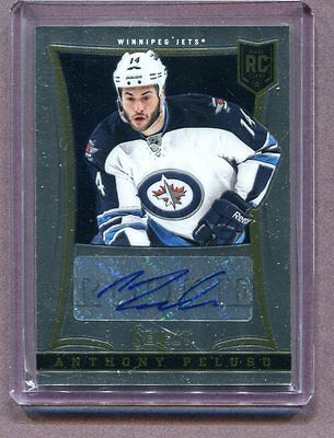 2013-14 Panini Dual RC Class #254 Anthony Peluso Jets Autographed jh4