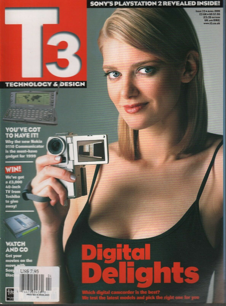 T3 UK Technology Magazine April 1999 Sony Playstation 2 Revealed 112219AME