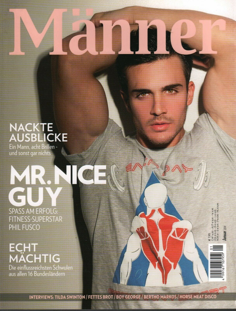 Manner German Gay Interest Magazine January 2014 Tilda Swinton 030420AME