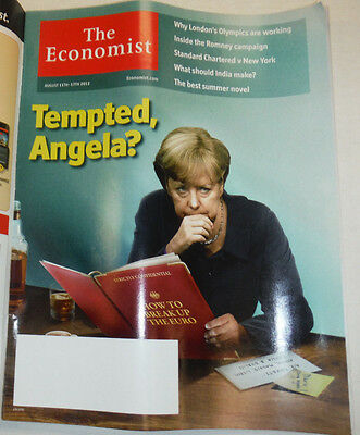 The Economist Magazine Tempted Angela August 2012 010915R