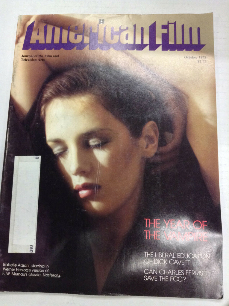 American Film Magazine Isabelle Adjani Year Of Vampire October 1978 040517nonr