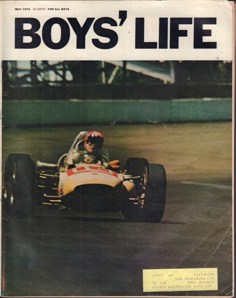 Boy's Life May 1970 Racing w/ML 011617DBE2