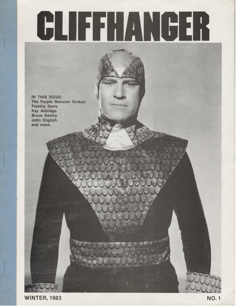 Cliffhanger Fanzine #1 Winter 1983 Premiere Issue Bruce Gentry 080720DBE