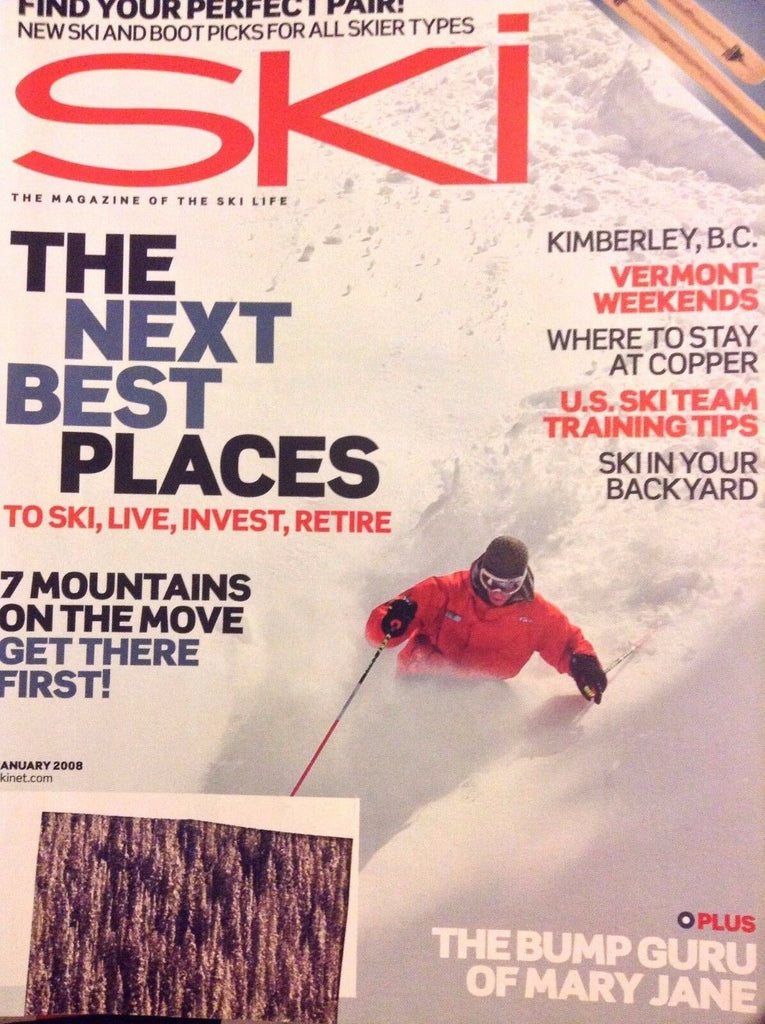 Ski Magazine Kimberley B.C. Vermont Weekends January 2008 121917nonrh