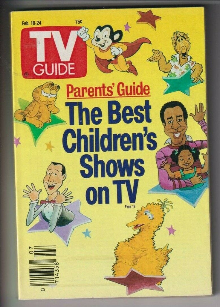 Tv Guide Mag Best Children's Shows On TV February 18, 1989 110319nonr