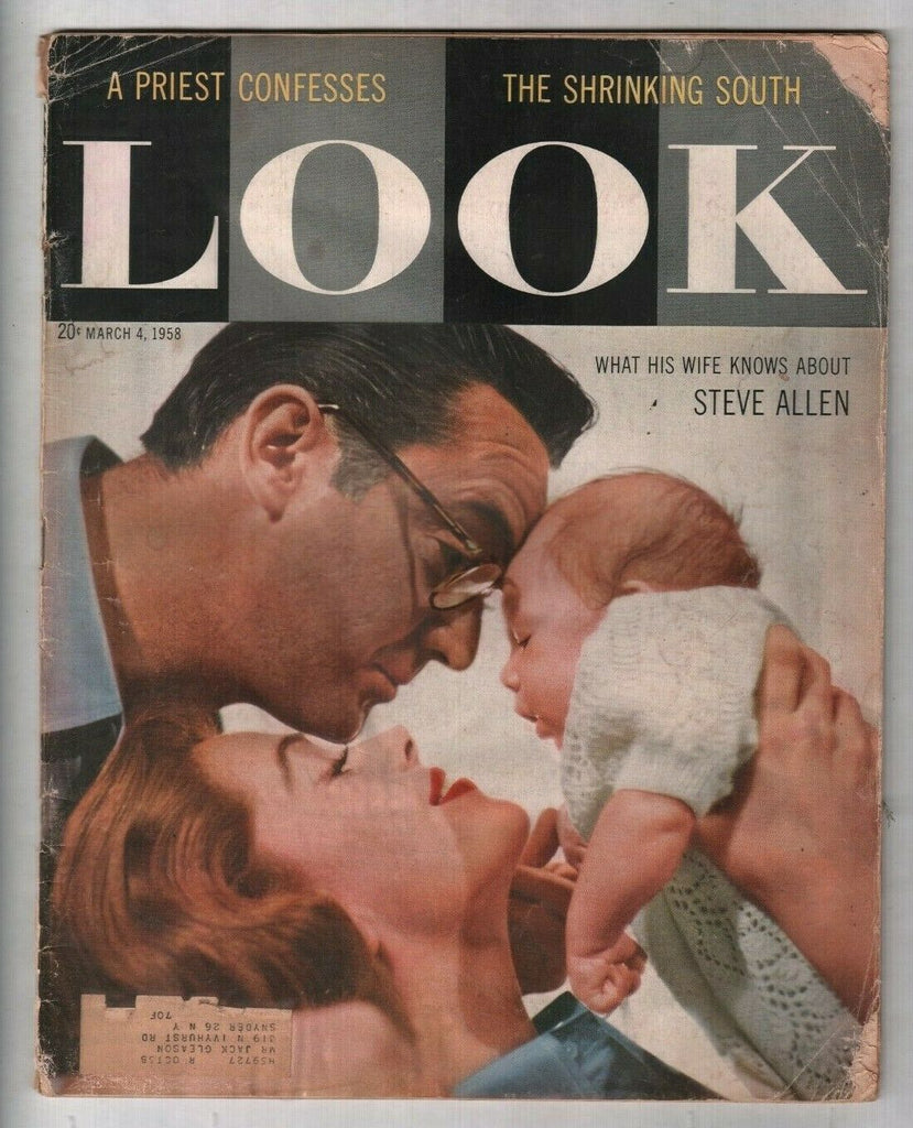 Look Magazine Steve Allen & Shrinking South March 4, 1958 010620nonr