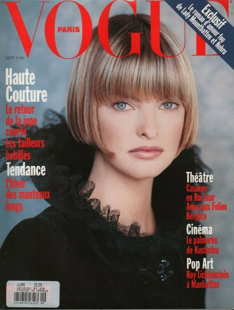 Vogue Paris September 1993 Linda Evangelista MIchel Petty 062019DBE