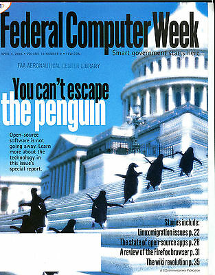 Federal Computer Week Magazine April 4 2005 Open-Source Software FAA 031416jhe