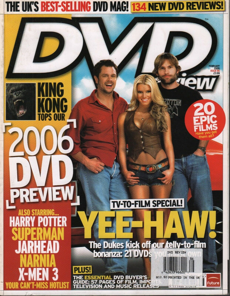 DVD Review February 2006 Johnny Knoxville Jessica Simpson 062918DBE