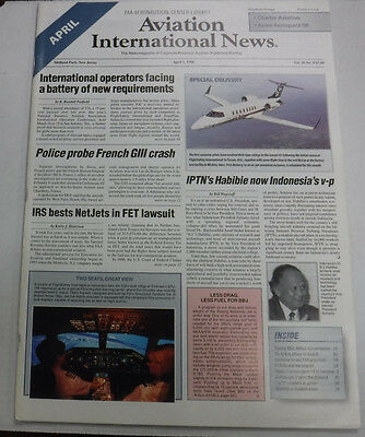 Aviation International News Magazine IPTN's Habibie April 1998 FAL 072115R